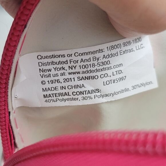 Hello Kitty 2011 Comic Zip Bag With Stains 8.5"x5.75" - Picture 8 of 9